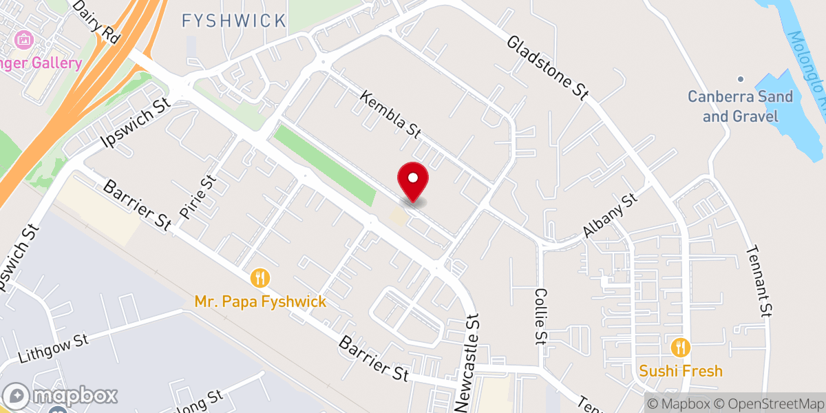 Map showing location of Sunrise Church Australia