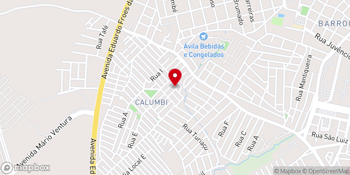 Map showing location of Igreja Universal do Rei Jesus Cristo