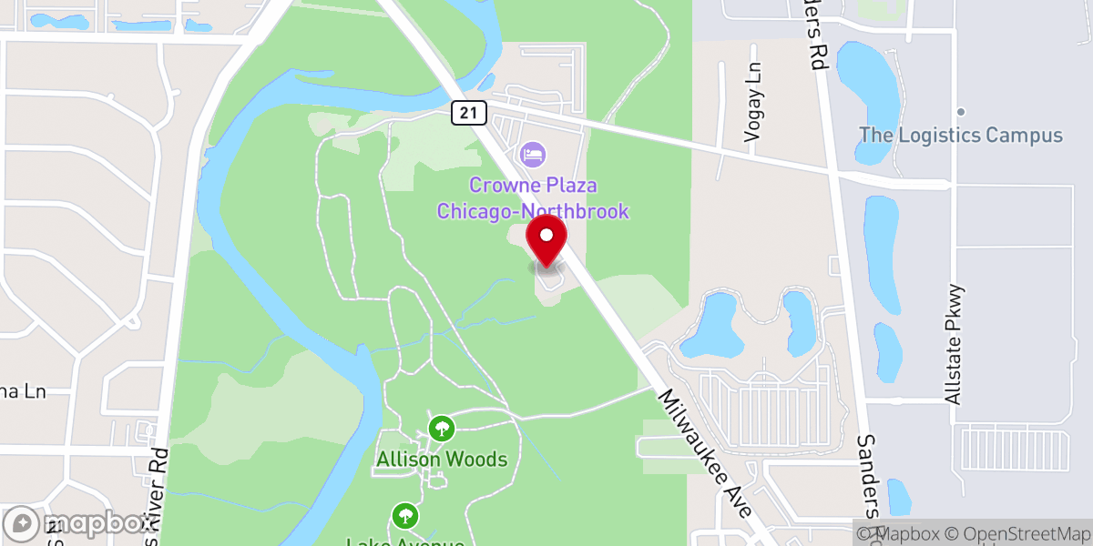 Map showing location of Saint John's Church