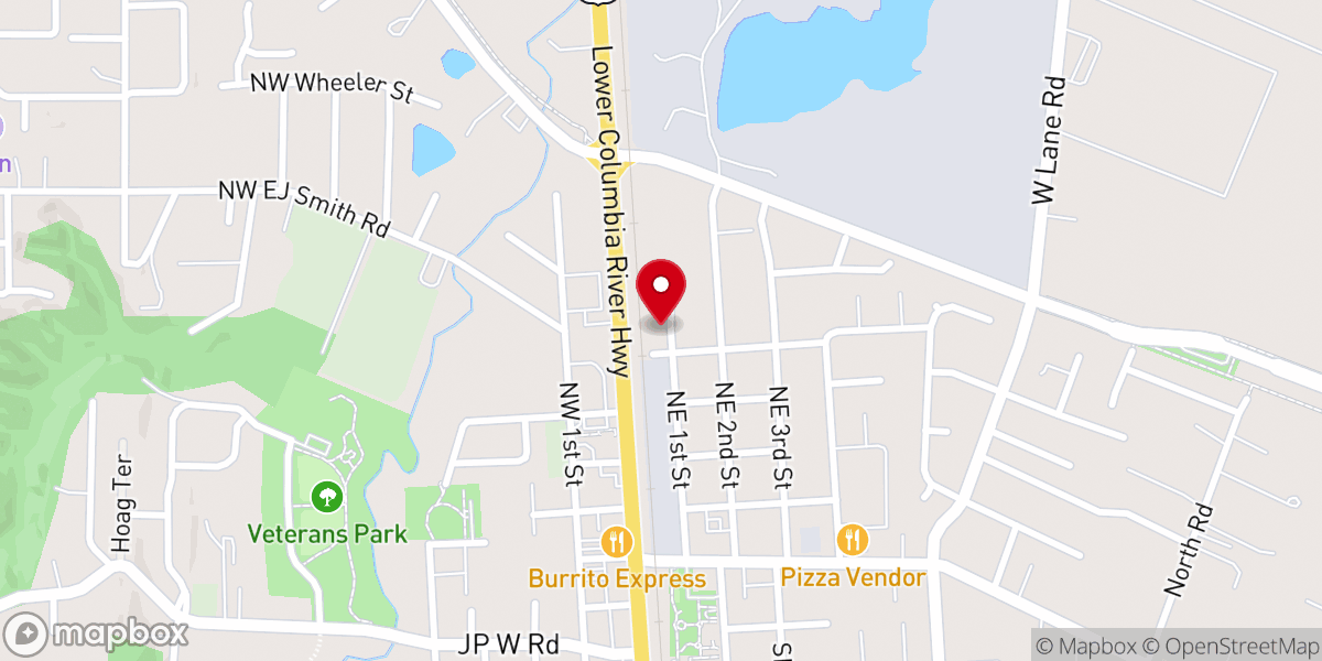 Map showing location of Morning Star Church
