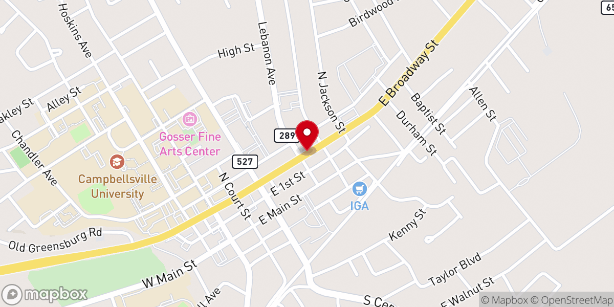 Map showing location of Joyners Chapel