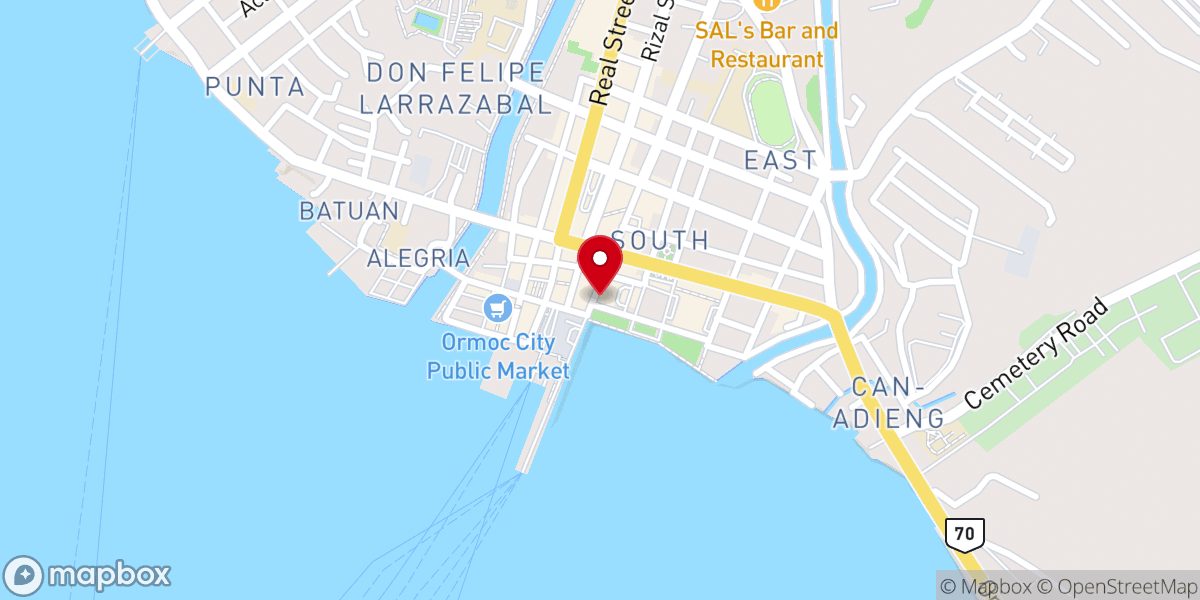 Map showing location of Light and Life Christian Fellowship ( OFMC)