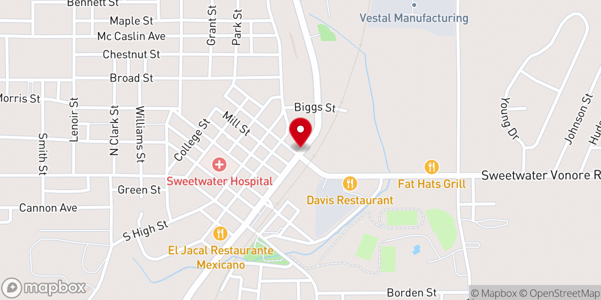 Map showing location of International House of Fire