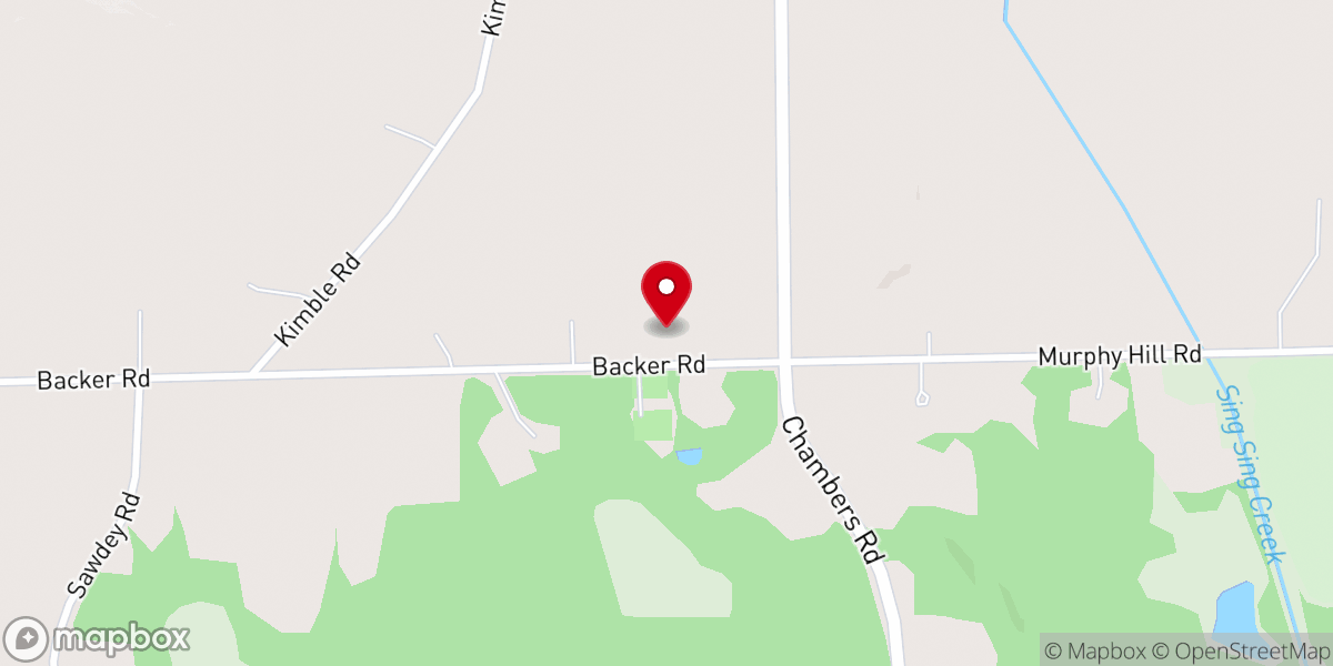 Map showing location of Full Gospel Church of Catlin