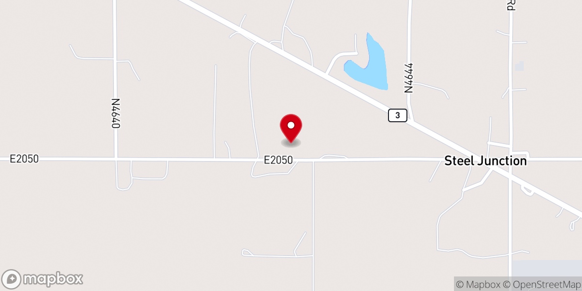 Map showing location of Colbert Chapel