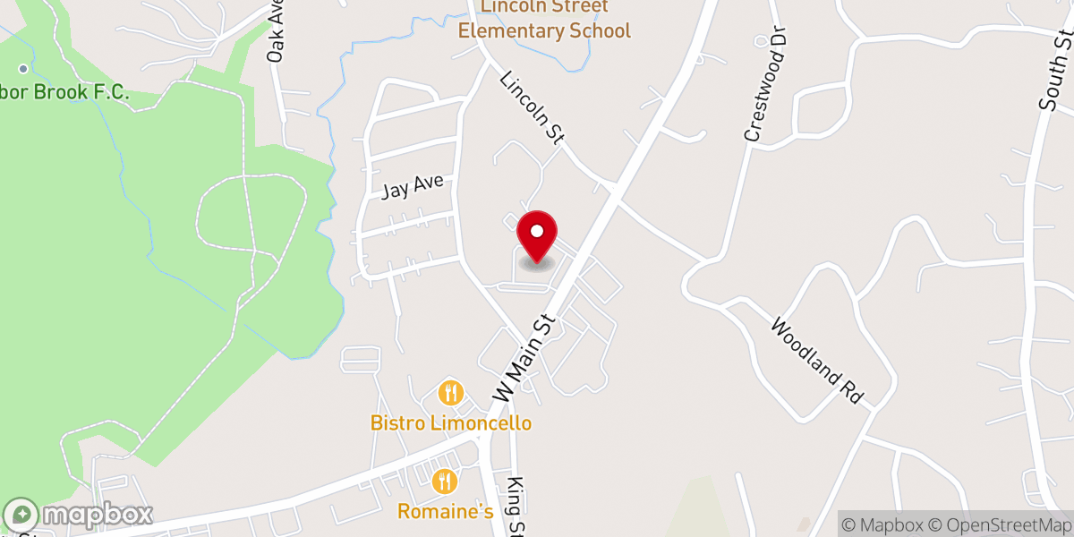 Map showing location of St Rose of Lima Parish