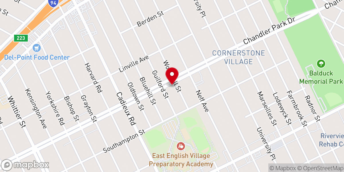 Map showing location of The Way of Holiness Church of God in Christ