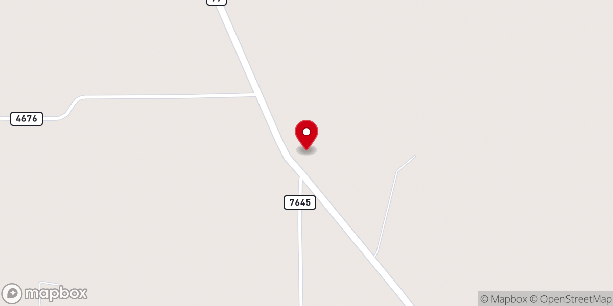 Map showing location of Cross Creek Cowboy Church