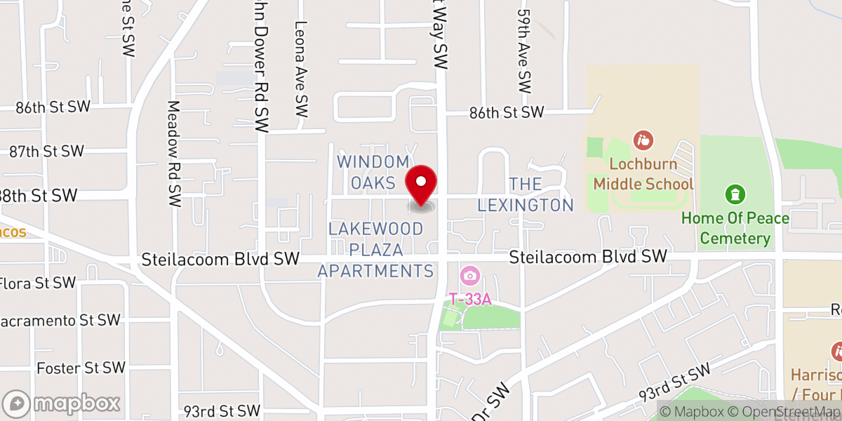 Map showing location of Refreshing Springs Church