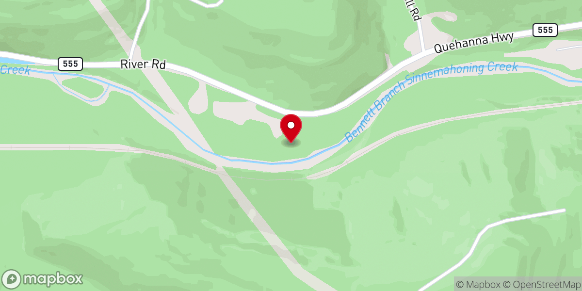 Map showing location of Wapiti Woods