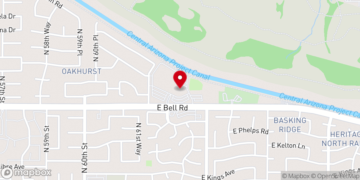 Map showing location of La Casa de Cristo Lutheran Church