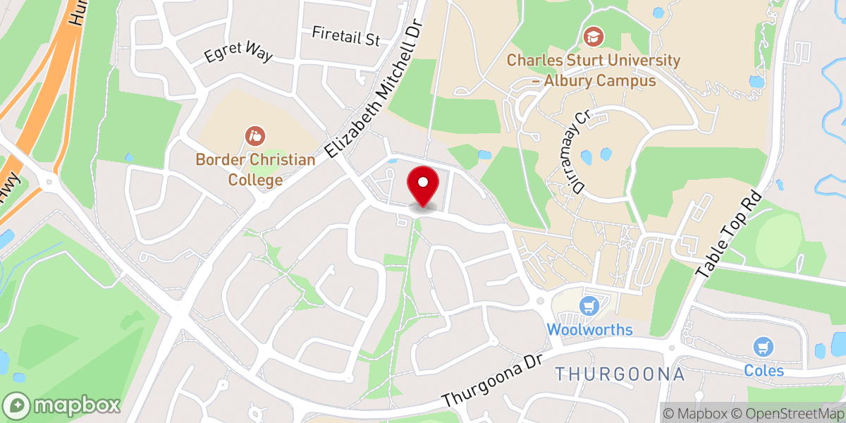 Map showing location of Immaculate Heart of Mary Parish