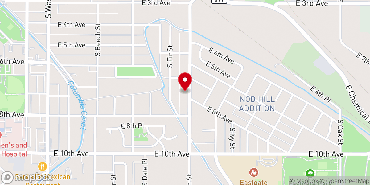 Map showing location of High Point Church of God of Prophecy