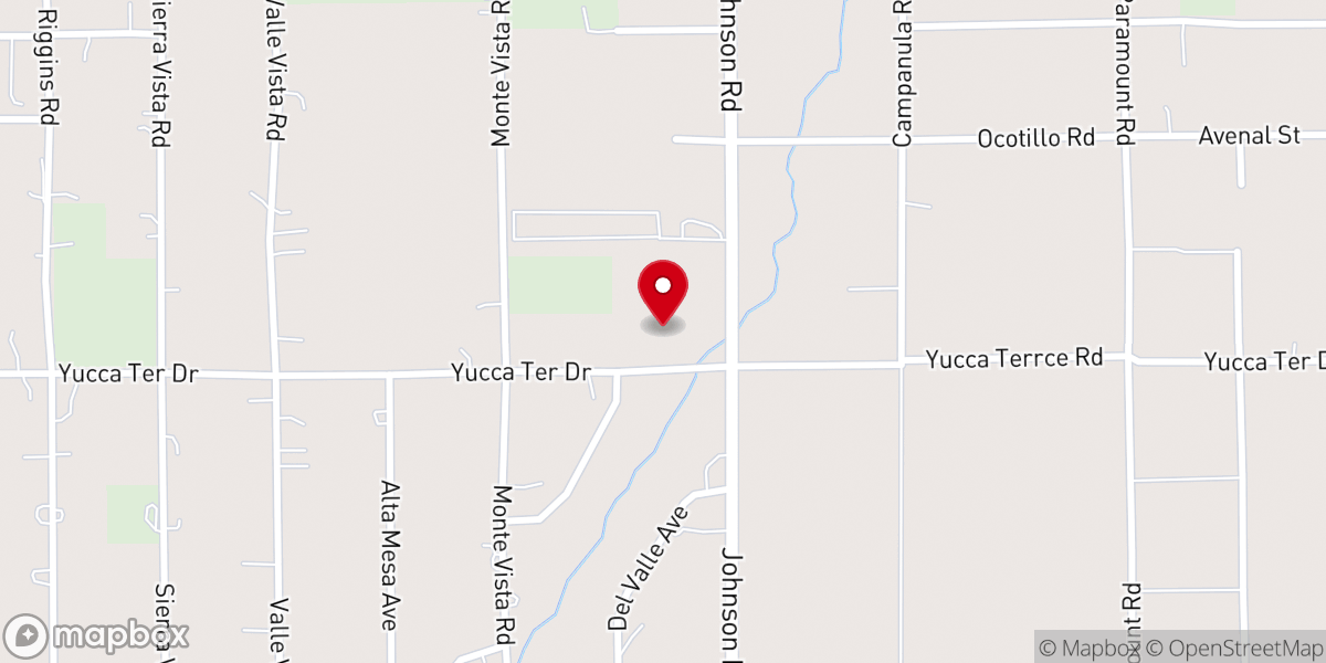 Map showing location of Fountain of Living Waters - Phelan Foursquare Church