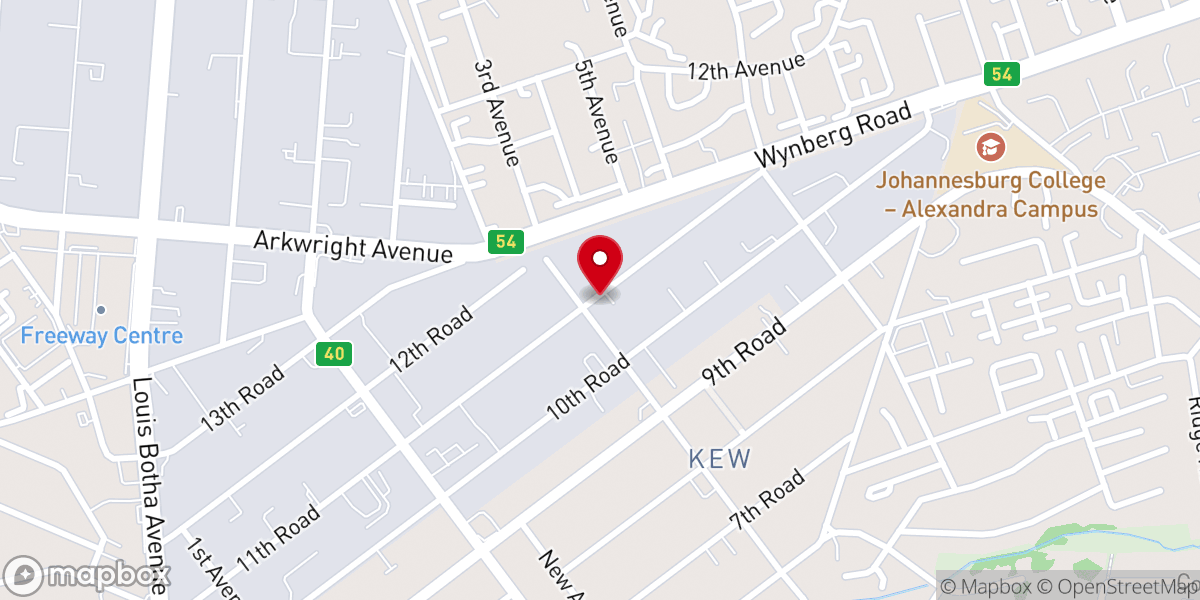 Map showing location of Jerusalem apostolic church