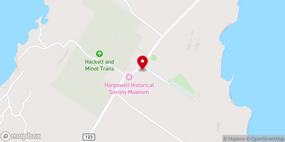 Map showing location of Elijah Kellogg Congregational Church