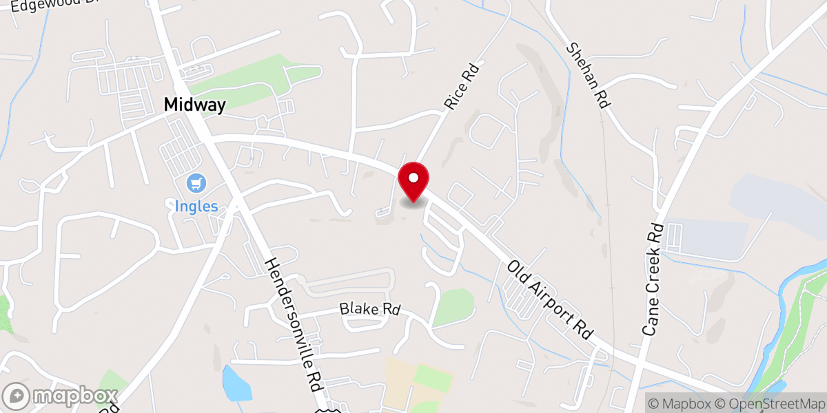 Map showing location of Pentecostal Tabernacle Inc
