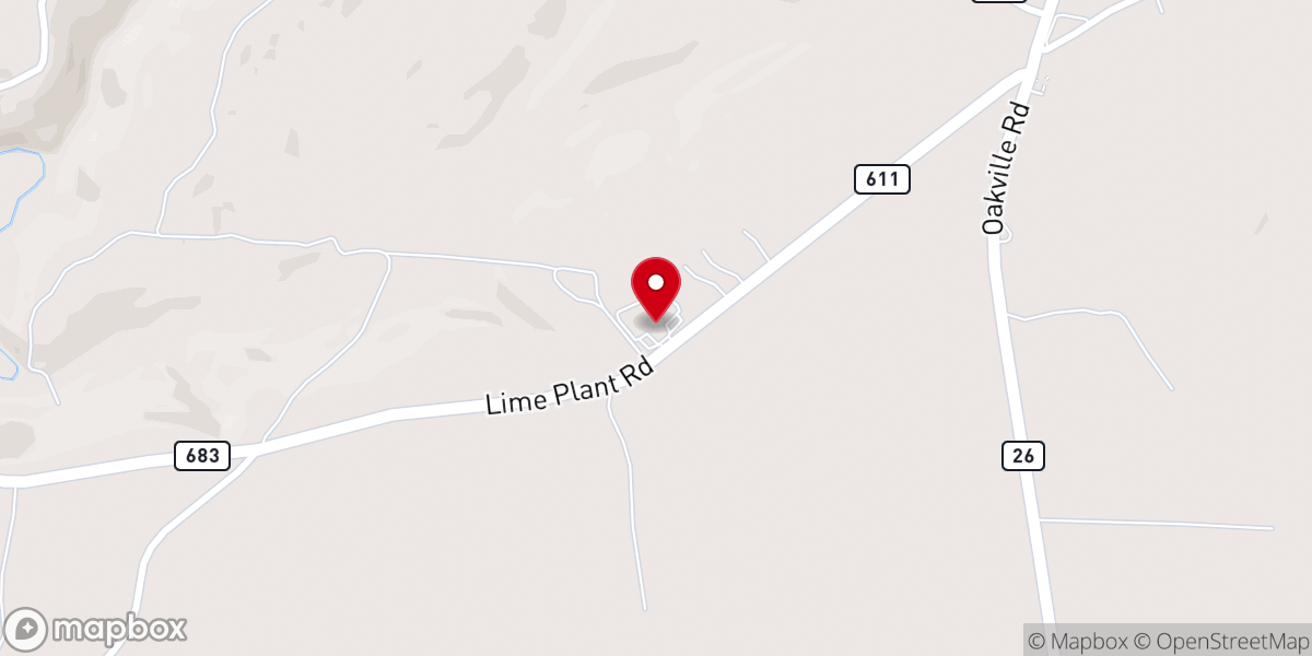 Map showing location of Mount Comfort Methodist Church, Inc.