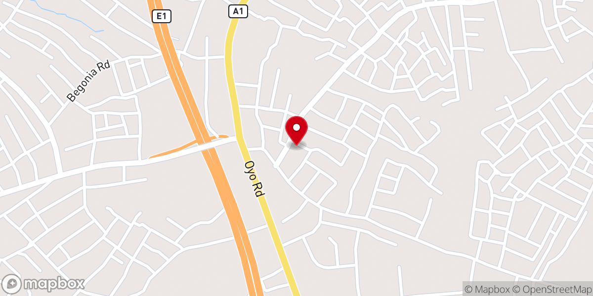 Map showing location of Deeper Truth Evangelical Ministry