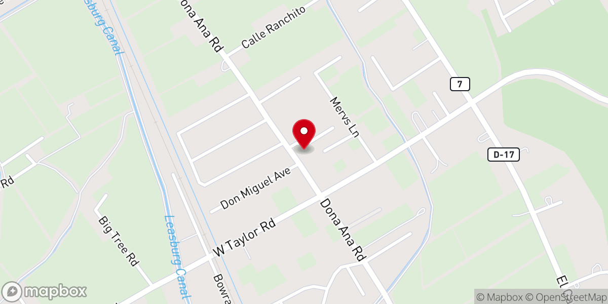 Map showing location of Iglesia Cristiana Pentecostés Maranatha