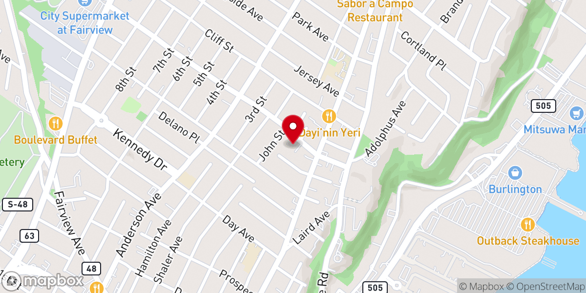 Map showing location of El Faro Spanish Seventh-Day Adventist Church