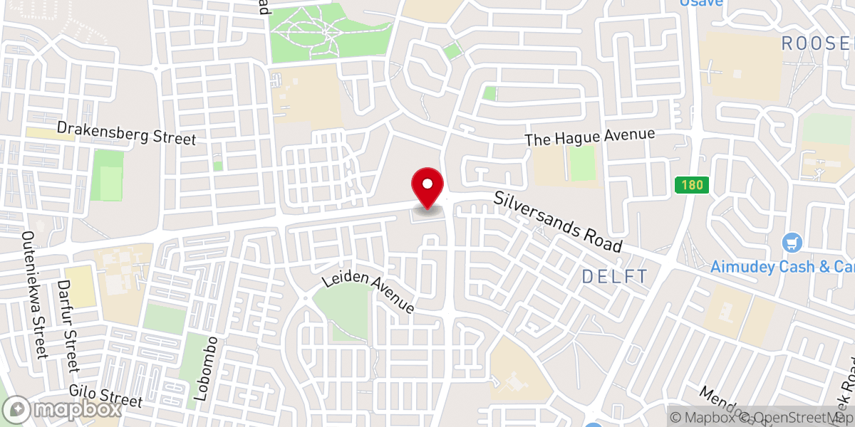 Map showing location of St Lawrence Catholic Church