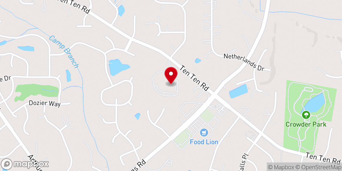 Map showing location of Haitian Evangelical Community Church