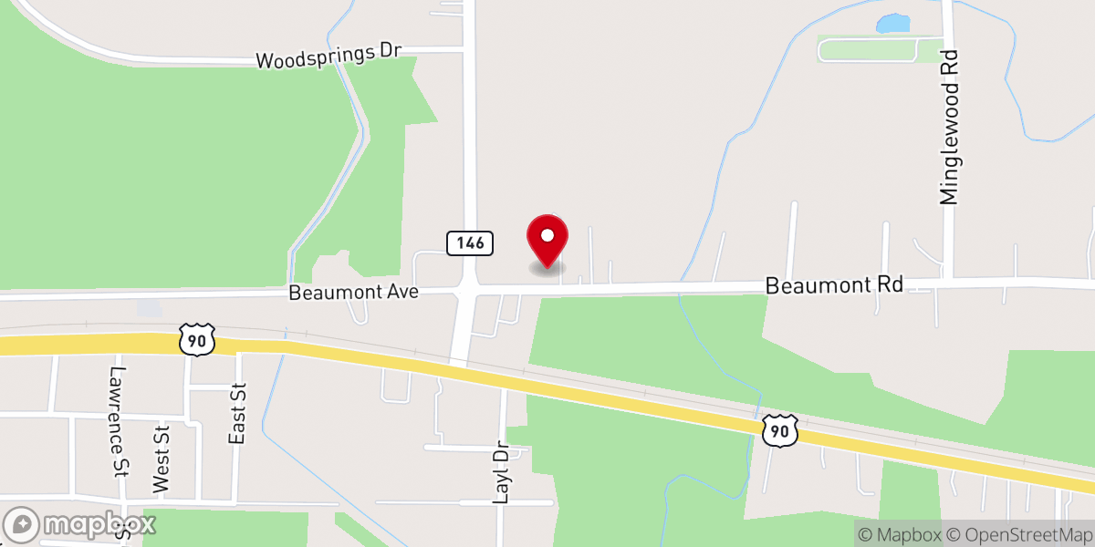 Map showing location of Iglesia de Cristo