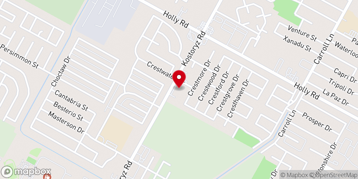 Map showing location of Tabernacle of Praise Church