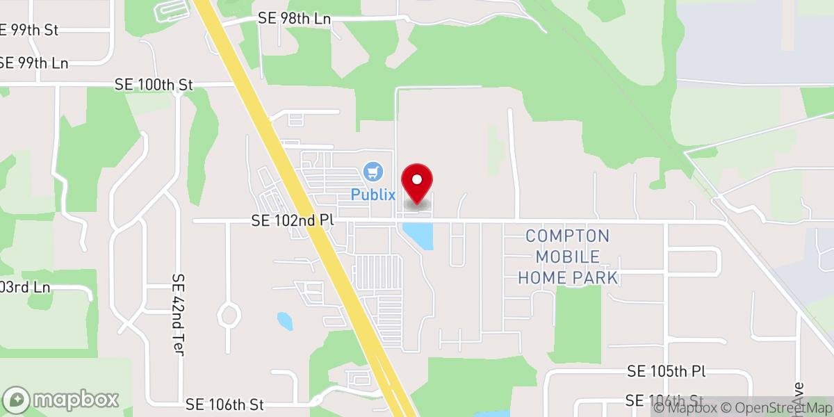 Map showing location of True Vine Deliverance Center