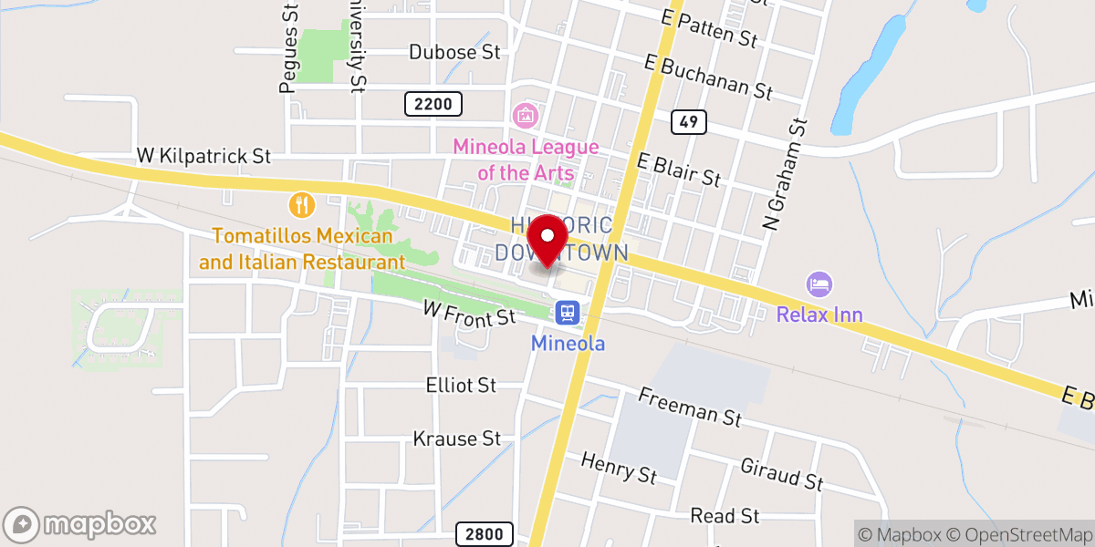 Map showing location of Count Your Blessings
