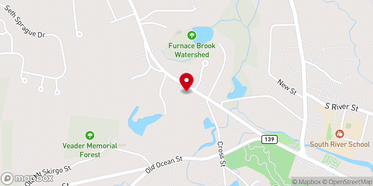 Map showing location of Marshfield United Methodist