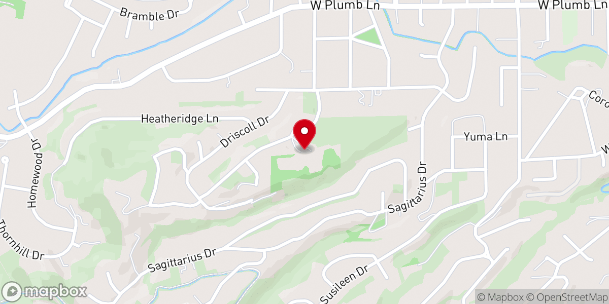 Map showing location of Carmelite Monastery of Reno