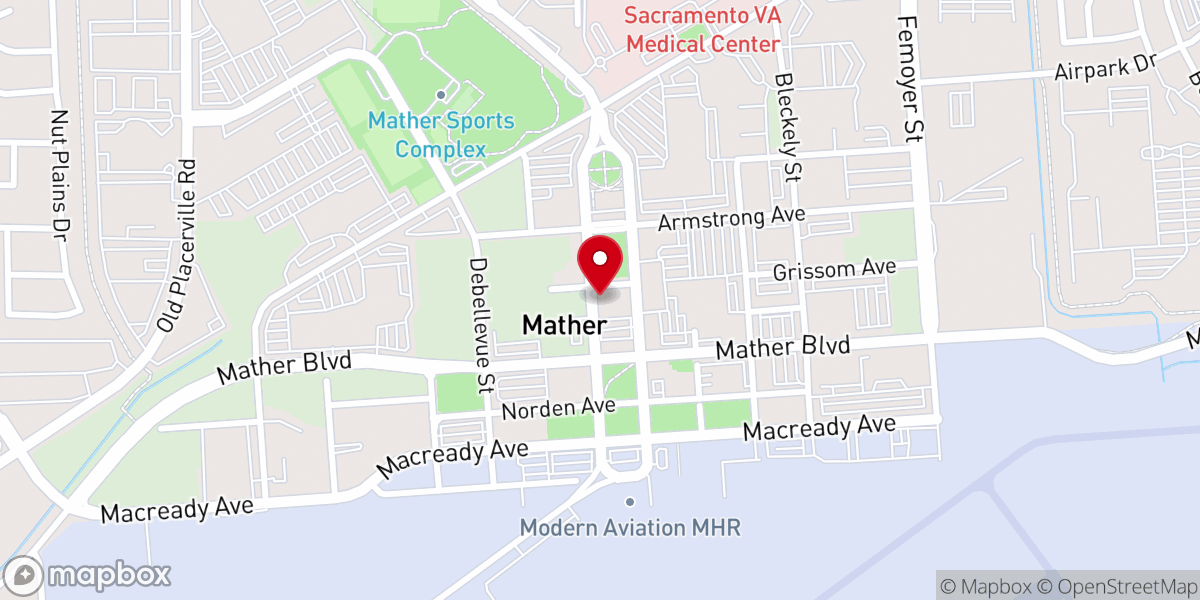 Map showing location of Hanbit Korean Presbyterian Church