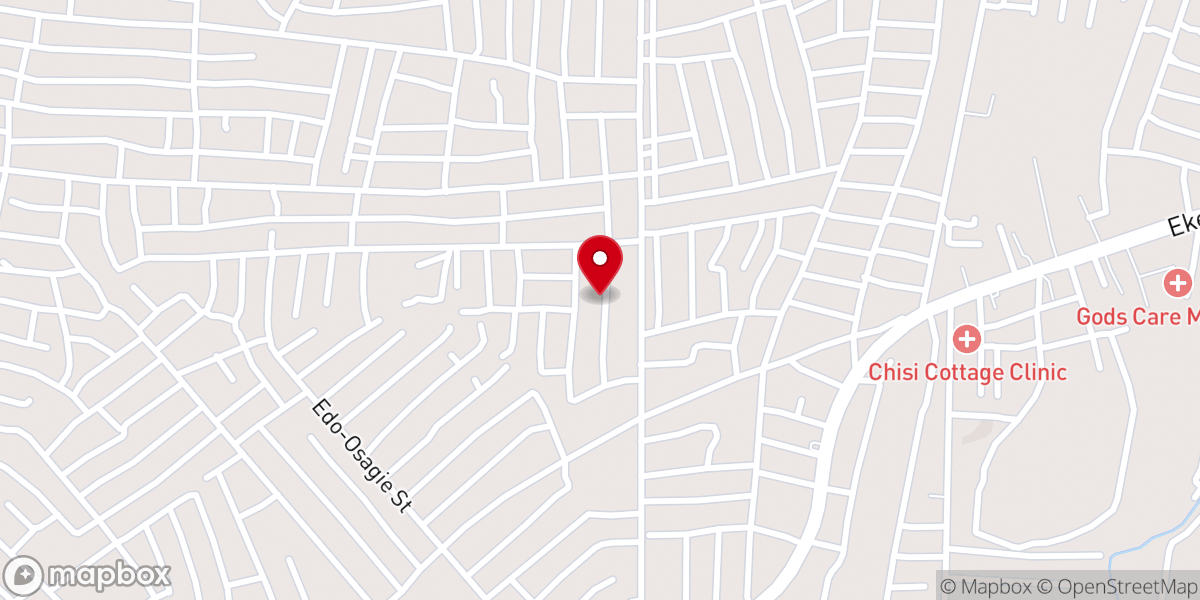 Map showing location of Winners Assembly of God