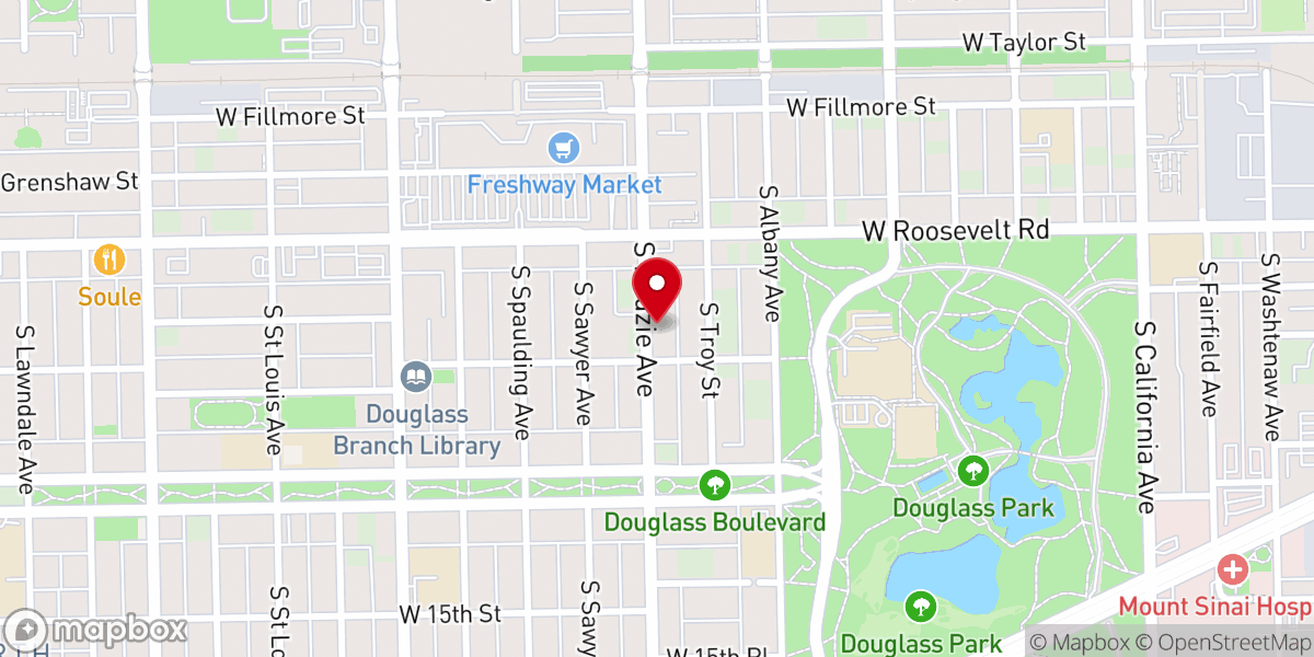Map showing location of Instant Deliverance Church of God in Christ