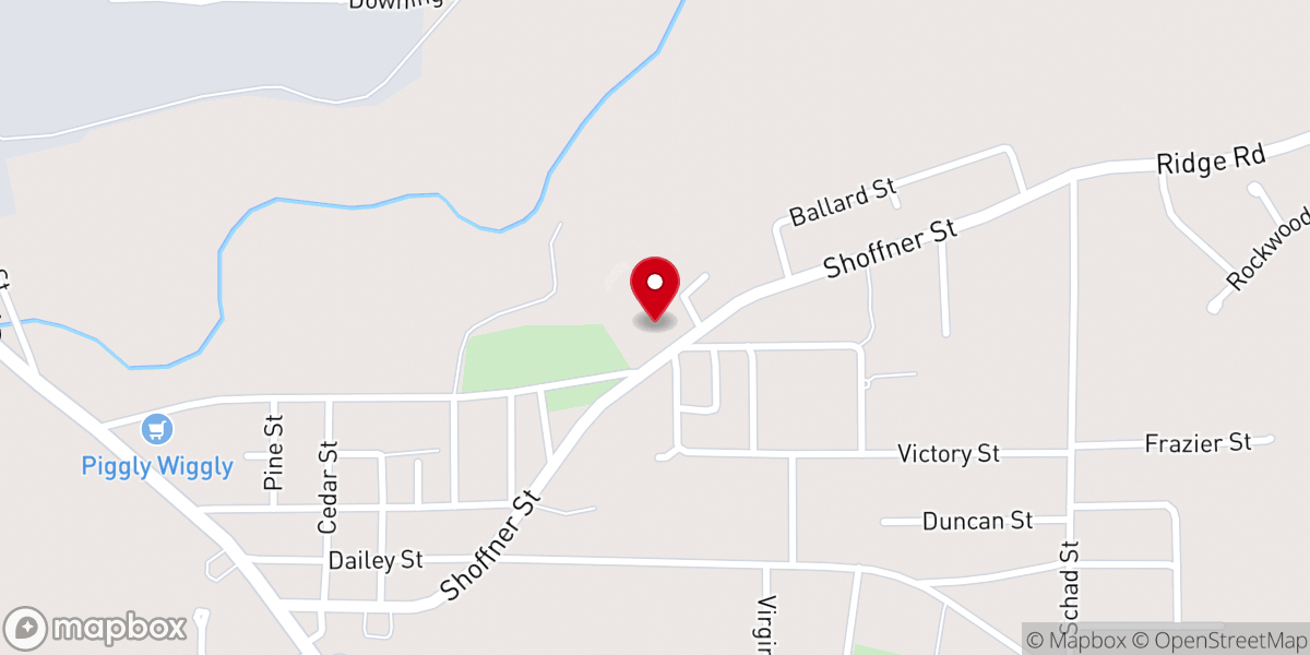 Map showing location of First Baptist Church of East Brewton