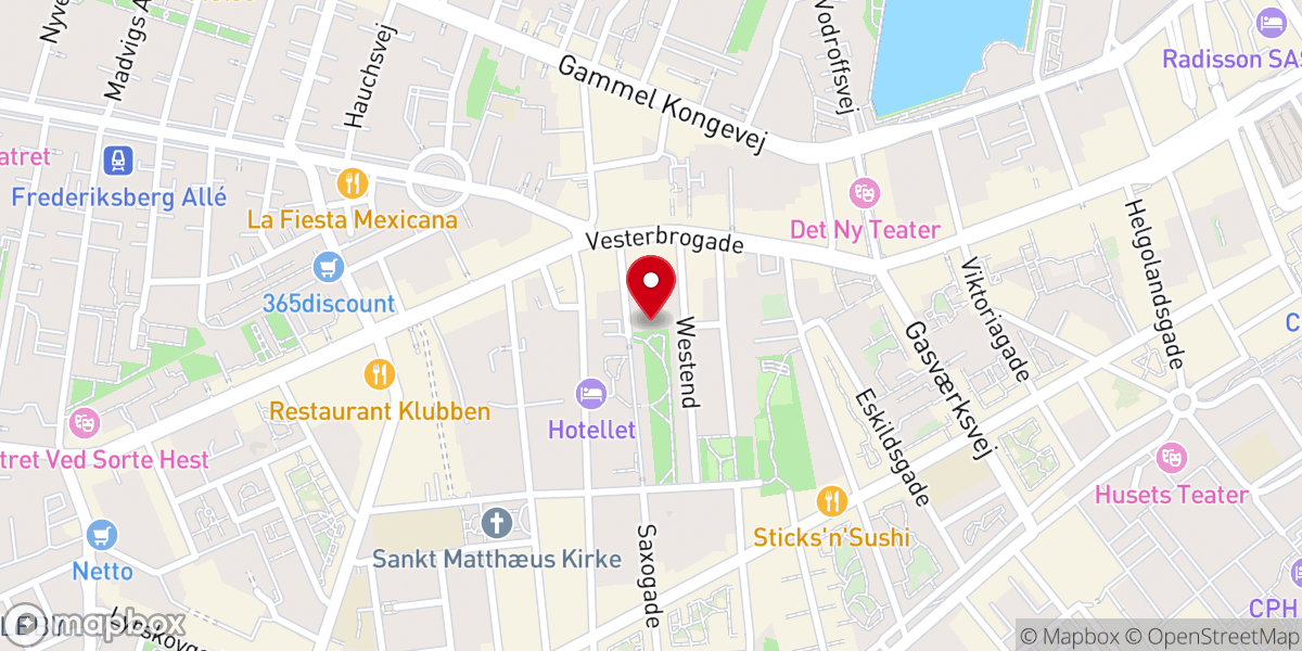 Map showing location of Apostelkirken