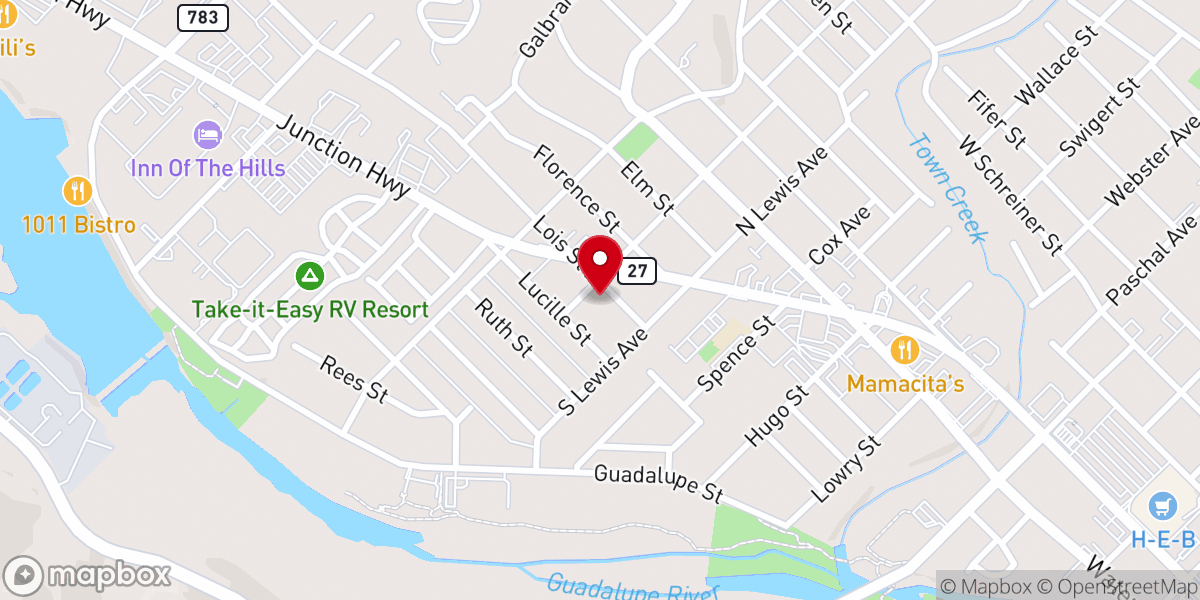 Map showing location of Friendship Bible Church