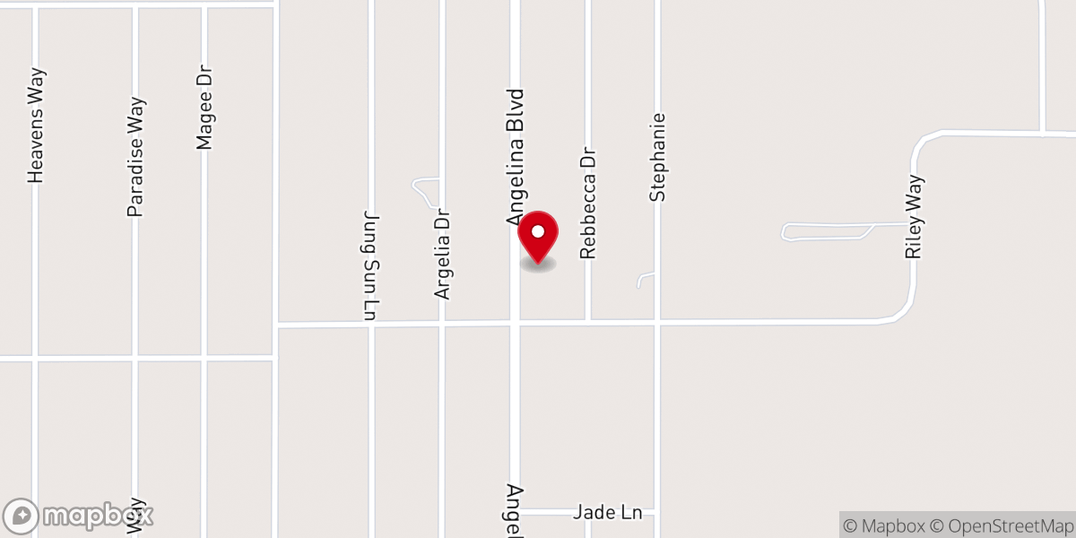 Map showing location of Iglesia Bautista de chaparral
