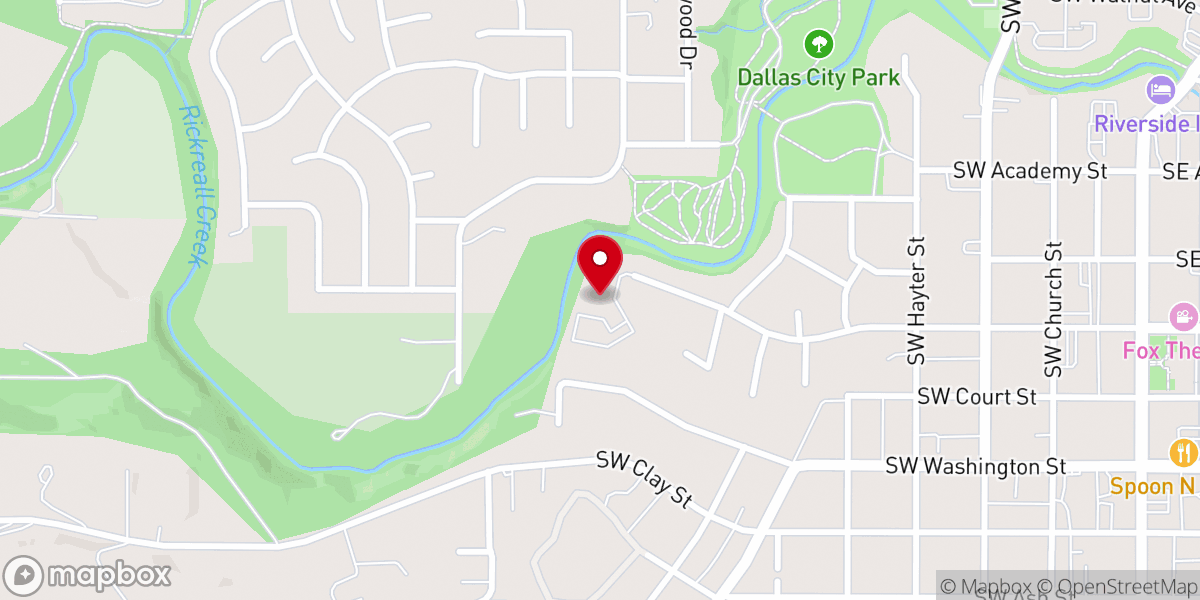 Map showing location of Saint Philip Catholic Church