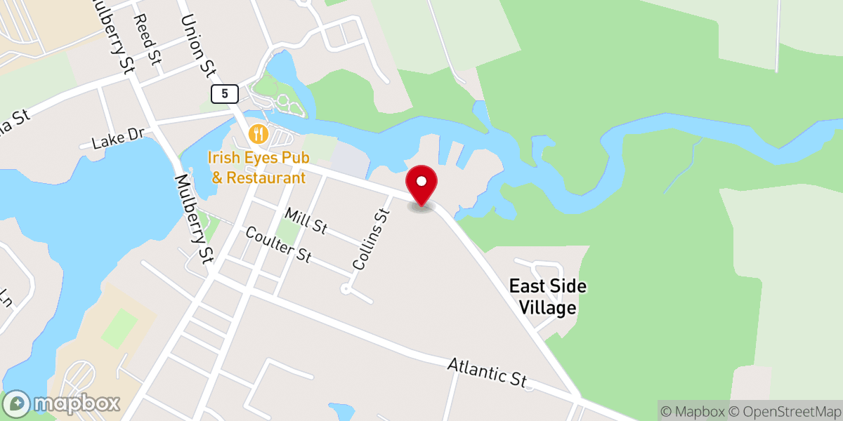 Map showing location of Mt Zion Holy Church