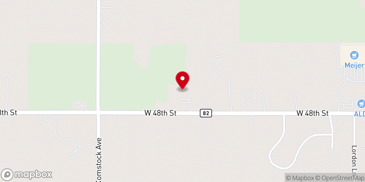 Map showing location of Faith Baptist Church
