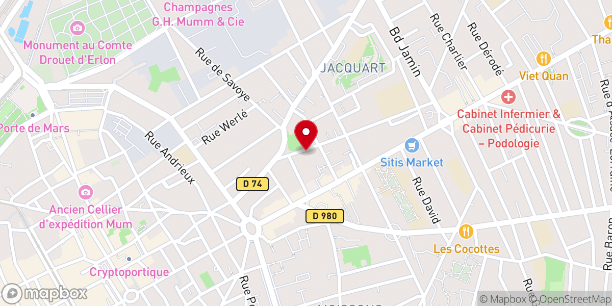 Map showing location of Paroisse Saint-André