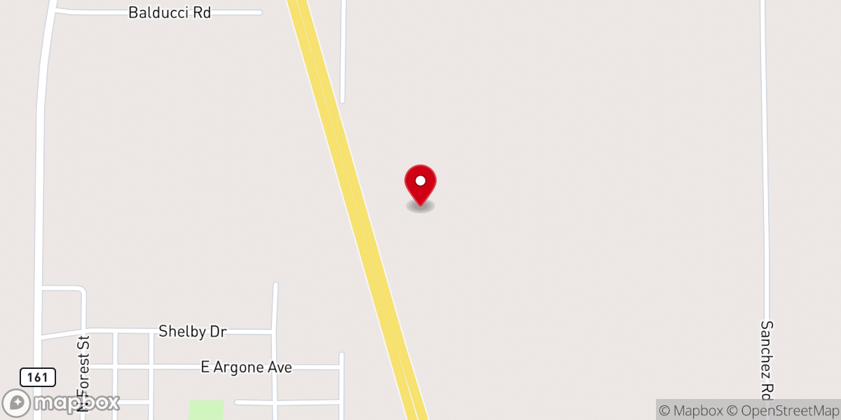 Map showing location of Community Chapel Assembly-God