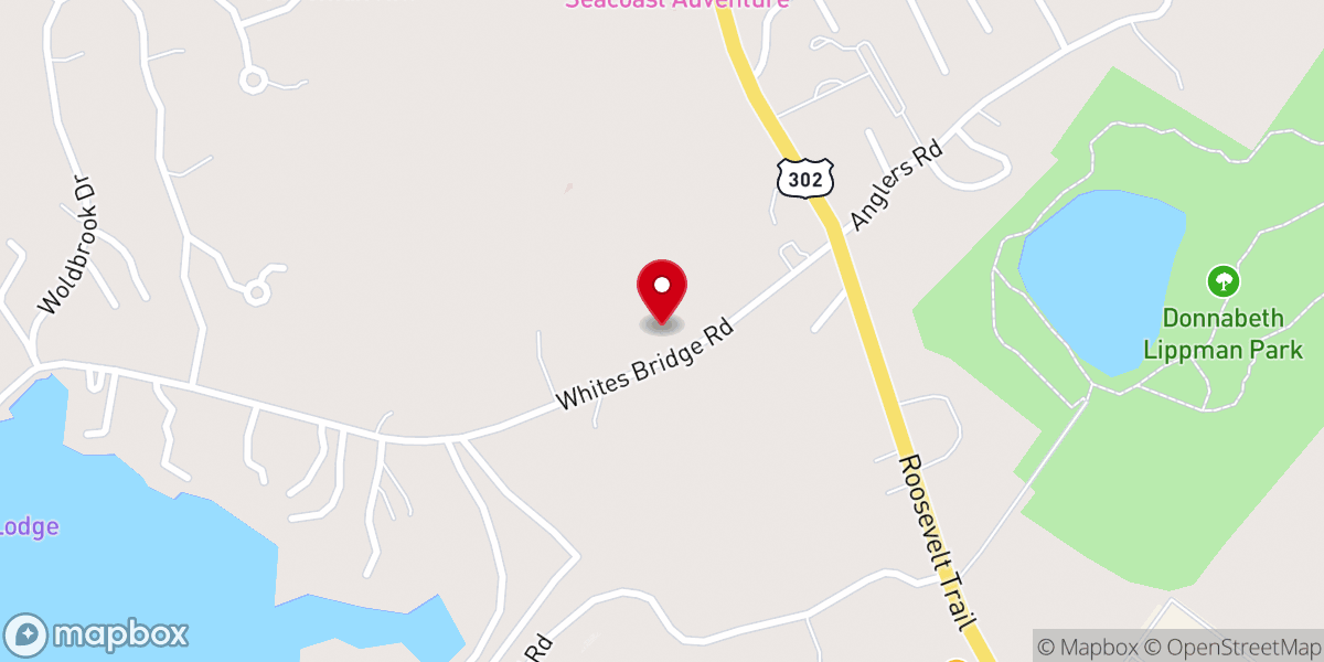 Map showing location of Northside Baptist Church