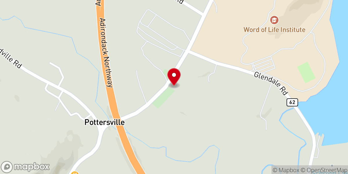 Map showing location of SonRise Lutheran Church