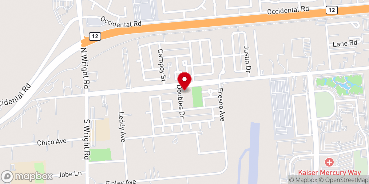 Map showing location of Hessel Church - Santa Rosa Campus