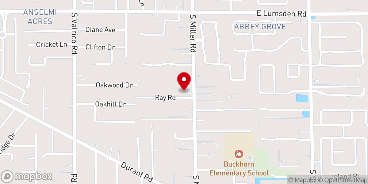 Map showing location of Faith Tabernacle International Mission