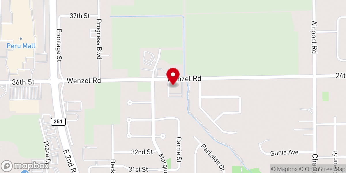 Map showing location of Faith Church